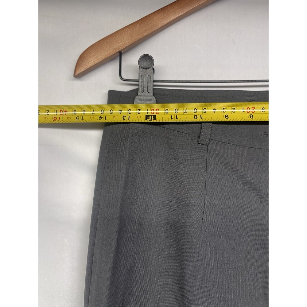 Vintage Izzat BABA Dark Gray Dress pants Wide Legs 70-90 - Picture 4 of 14
